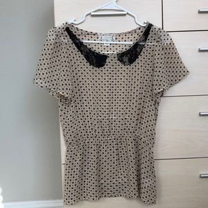 ✨5 for $25✨ Anthropologie polka dotted blouse